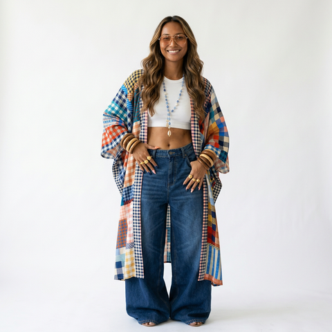 Final Sale Kimono Maxi Dress