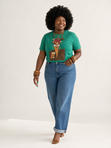 Confident Graphic Cotton T-Shirt