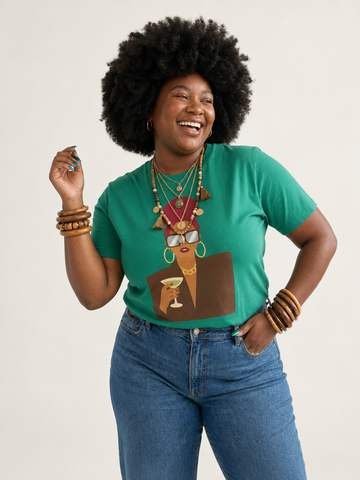 Confident Graphic Cotton T-Shirt