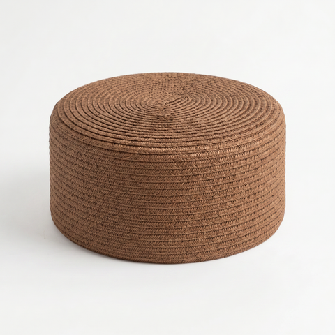 Final Sale Flat Pill Box Hat - Coffee