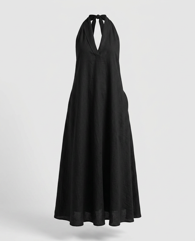 Free Spirit Halter Neck Maxi Dress