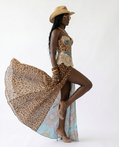 Final Sale Printed Maxi Dress