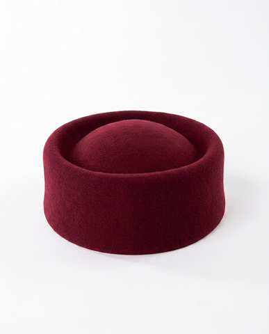 Elegant Wool Pillbox Hat