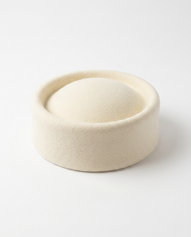 Elegant Wool Felt Pillbox Hat