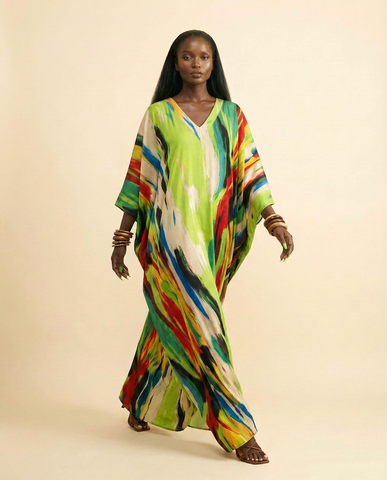 [Pre Order] Akwudo Adire Kaftan