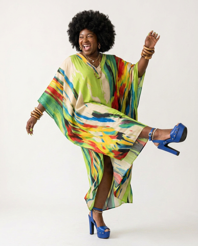 [Pre Order] Akwudo Adire Kaftan