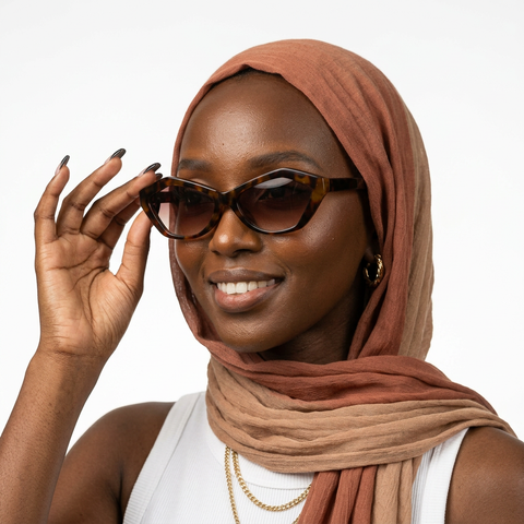Daring Cat-Eye Geometric Sunglasses