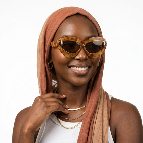 Audacious Vintage Cat Eye Sunglasses