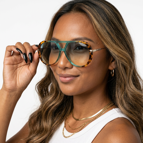 Wild Heart Oversized Vintage Sunglasses