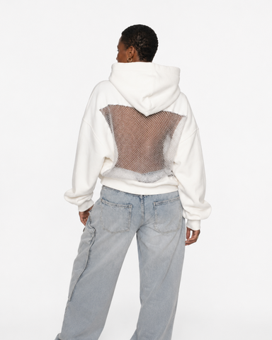 Audacious Backless Mesh Pullover