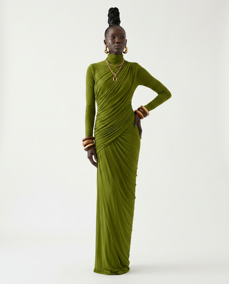 Final Sale Long Sleeve Maxi Dress