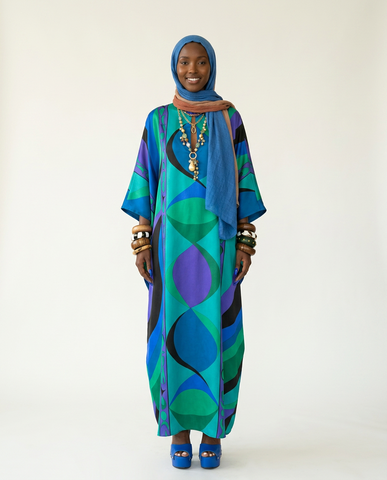 Limitless Printed Maxi Kaftan
