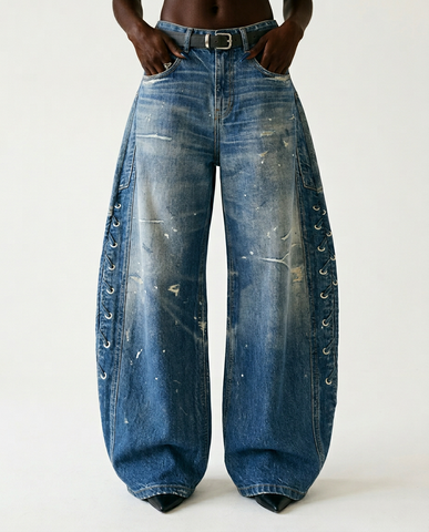 Final Sale Wide-Leg Jeans