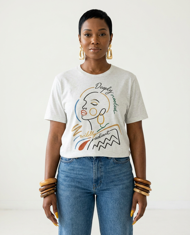 Radiant Graphic Cotton T-shirt