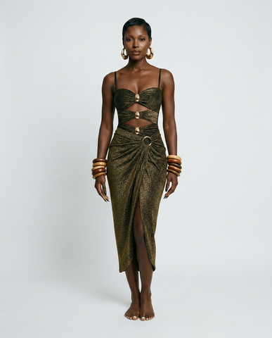 Radiant Metallic One-Piece Swimsuit