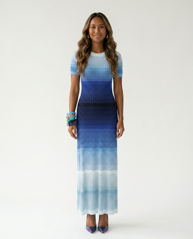 Limitless Gradient Knit Maxi Dress