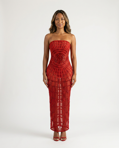 Reddaze Sequin Maxi Dress