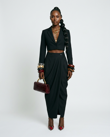 Sovereign Pleated Maxi Skirt