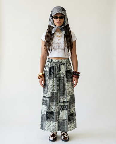Free Spirit Printed Wide Leg Pants