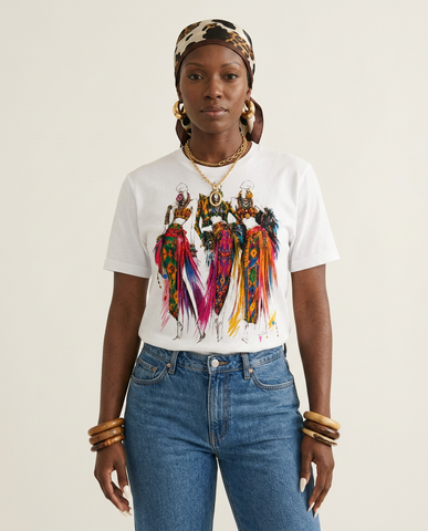 Electric Printed Graphic T-Shirt