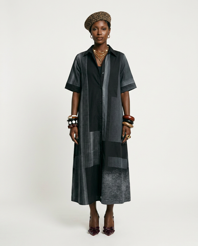 Unique Printed Loose Maxi Dress