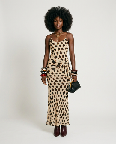 Fierce Animal Print Maxi Dress