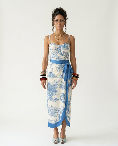 Sovereign Printed Wrap Bikini Set