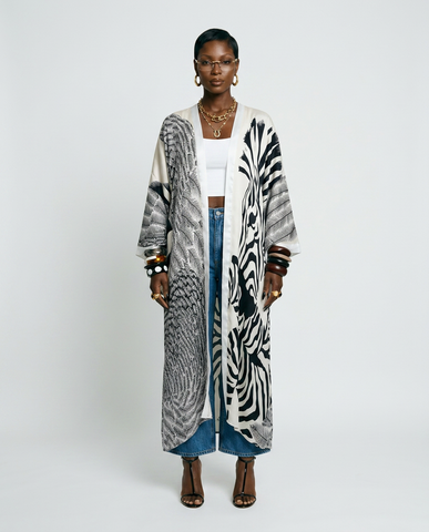 Wild Heart Bohemian Print Kimono