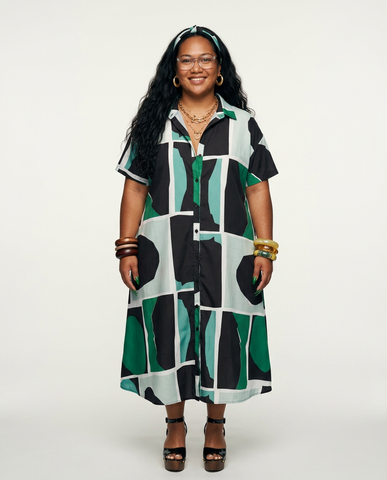 Limitless Printed Patchwork Maxi Dress