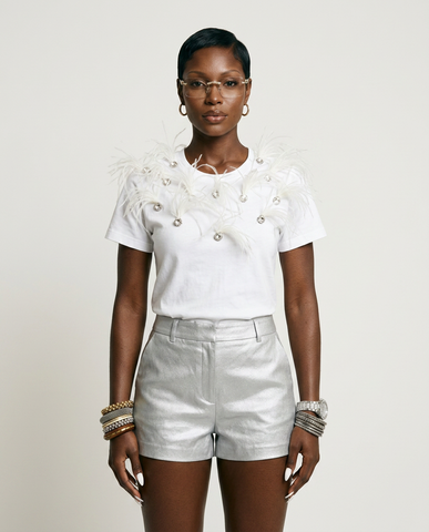 Radiant Feather Diamond T-Shirt