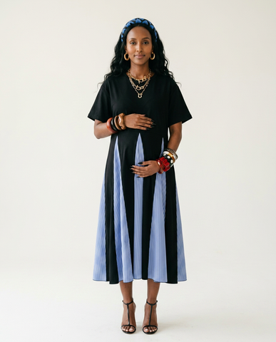 Free Spirit Patchwork Cotton Maxi Dress