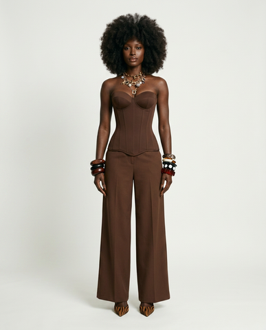 Confident Strapless Cropped Top