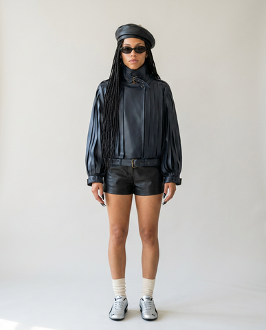 Audacious Tasseled Leather Jacket