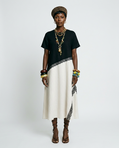 Sovereign Patchwork Lace Maxi Dress