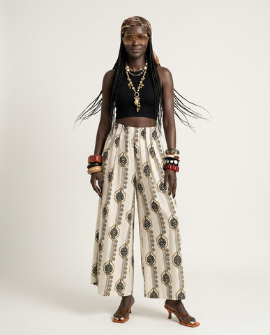Wanderlust Geometric Wide Leg Pants