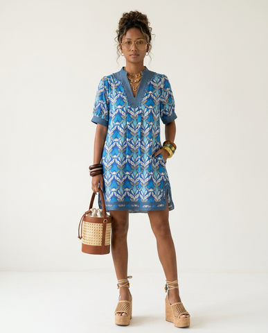 Wanderlust Patterned Mini Dress