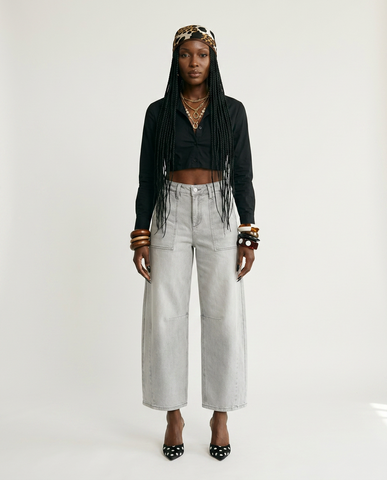 Sovereign Slouchy Cropped Jeans