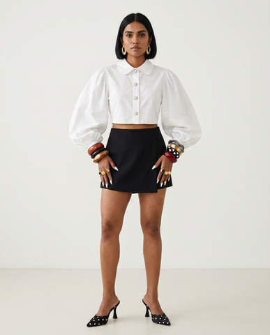Radiant Puff Sleeve Blouse