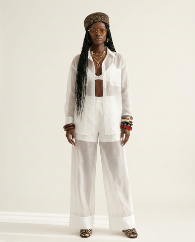 Sovereign Sheer Wide Leg Set