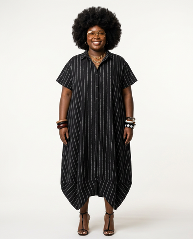 Sovereign Striped Loose Dress