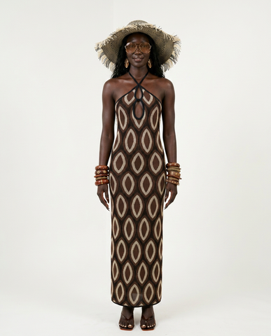 Wanderlust Knit Printed Maxi Dress