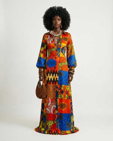 Ndike Silk Charmeuse Bias-Cut Gown | Parisian Luxury