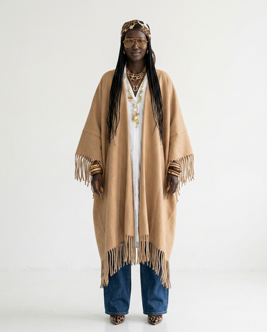 Boundless Fringed Long Cardigan