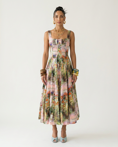 Wanderlust Floral Print Midi Dress