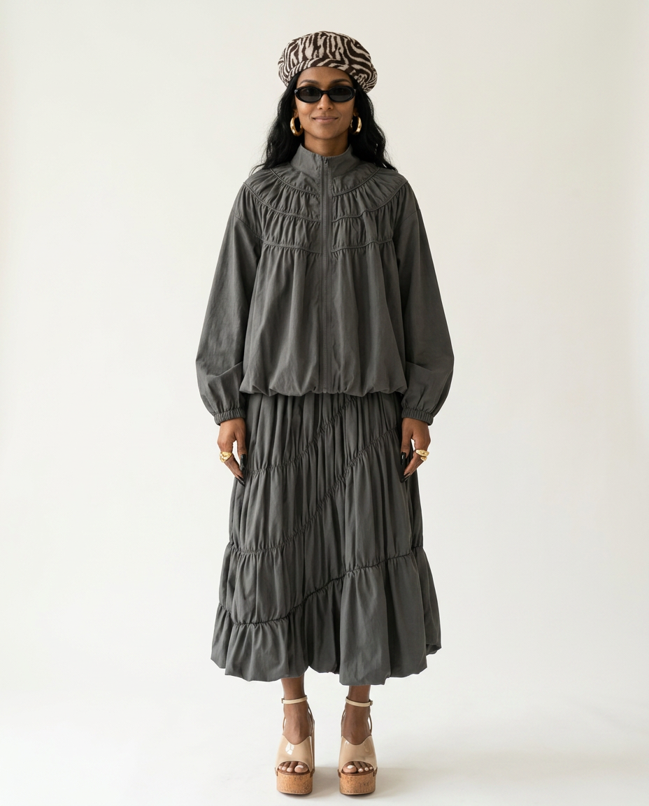 Ethereal Tiered Maxi Two-Piece Set
