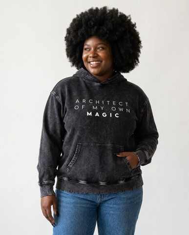 Aligned Cotton Oversized Hoodie