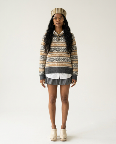 Wanderlust Fair Isle Knitted Sweater