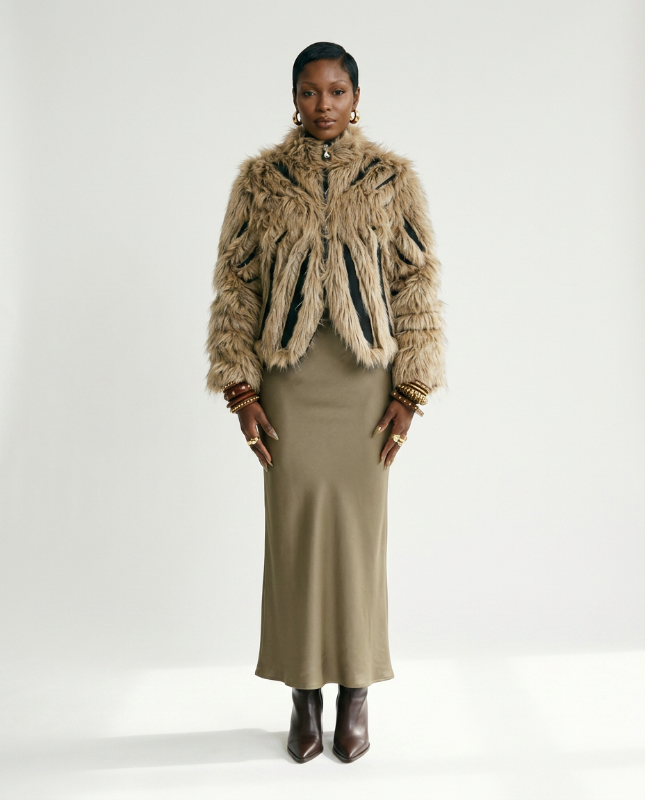 Wild Heart Faux Fur Jacket