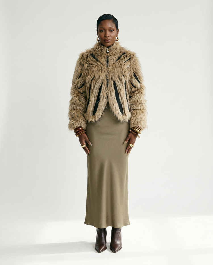 Wild Heart Faux Fur Jacket