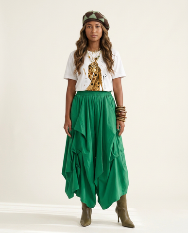 Free Spirit Pleated A-Line Skirt